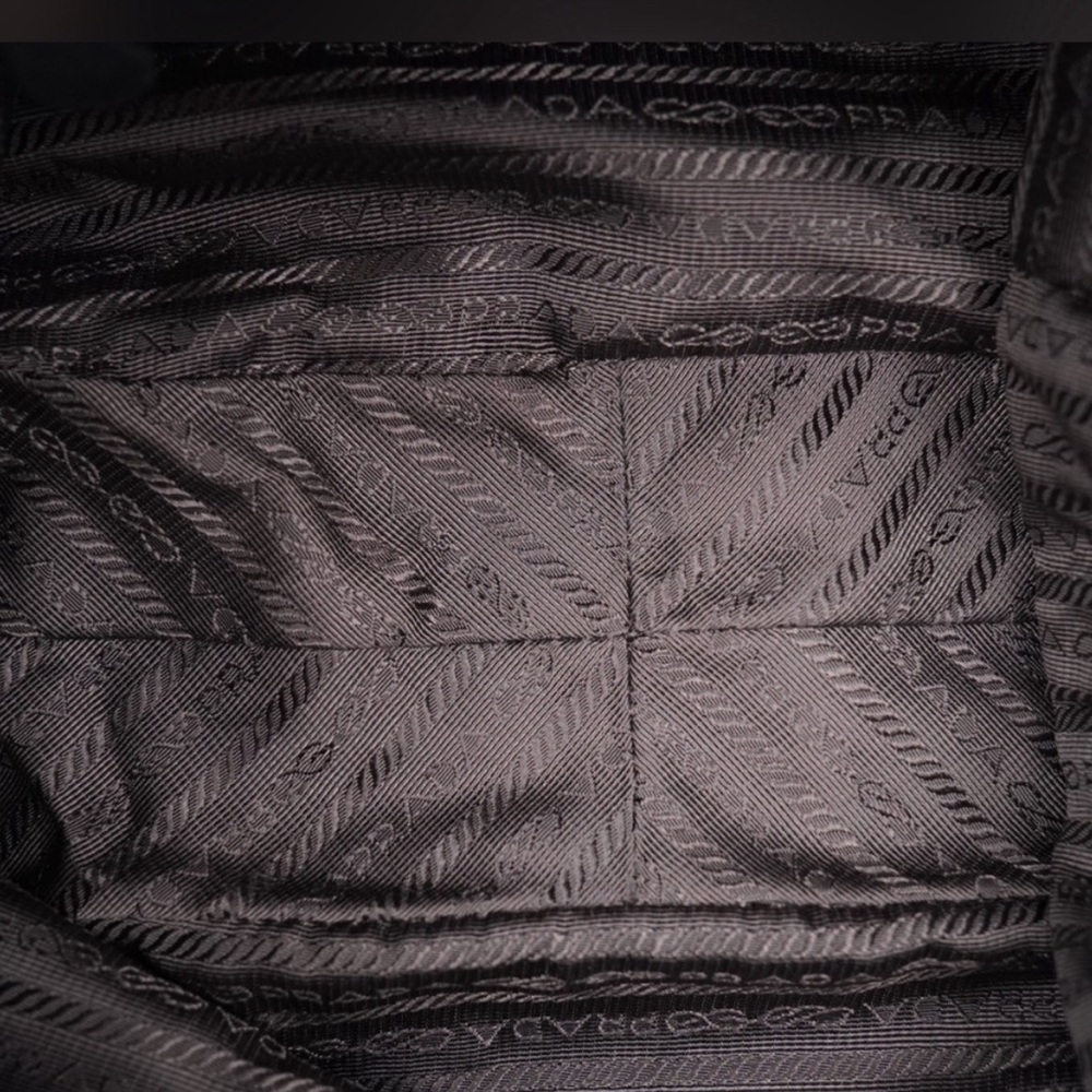 PRADA Black Cervo Leather Chain Bag - Picture 10 of 13